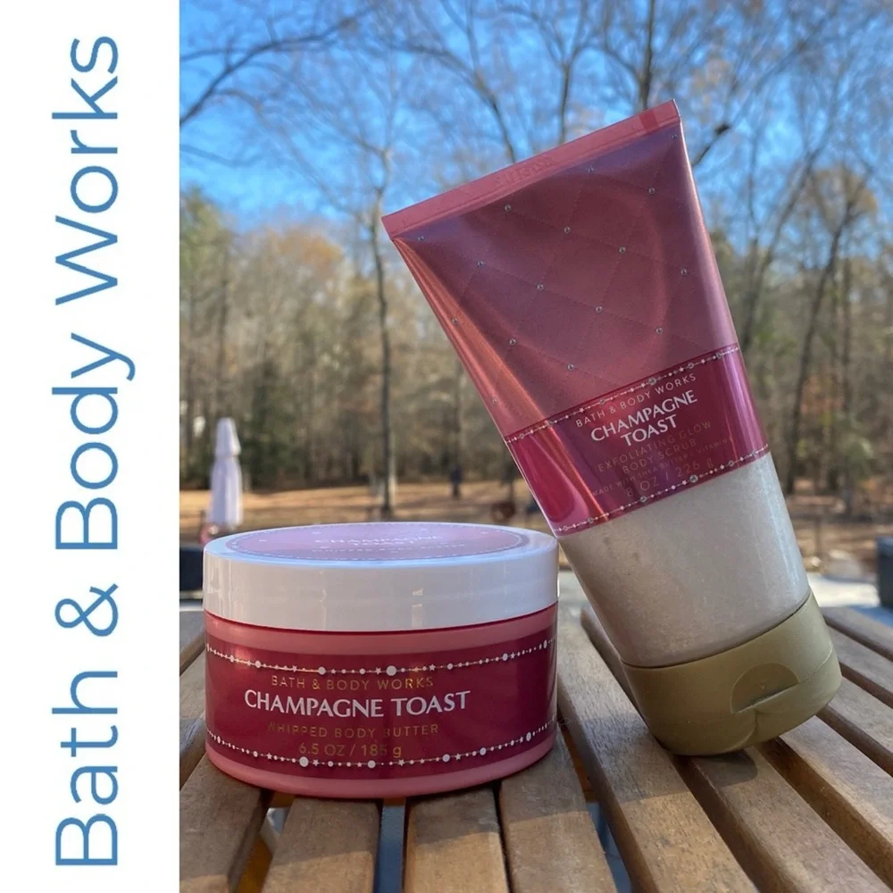 Bath & Body Works Champagne Toast Body Scrub & Body Butter